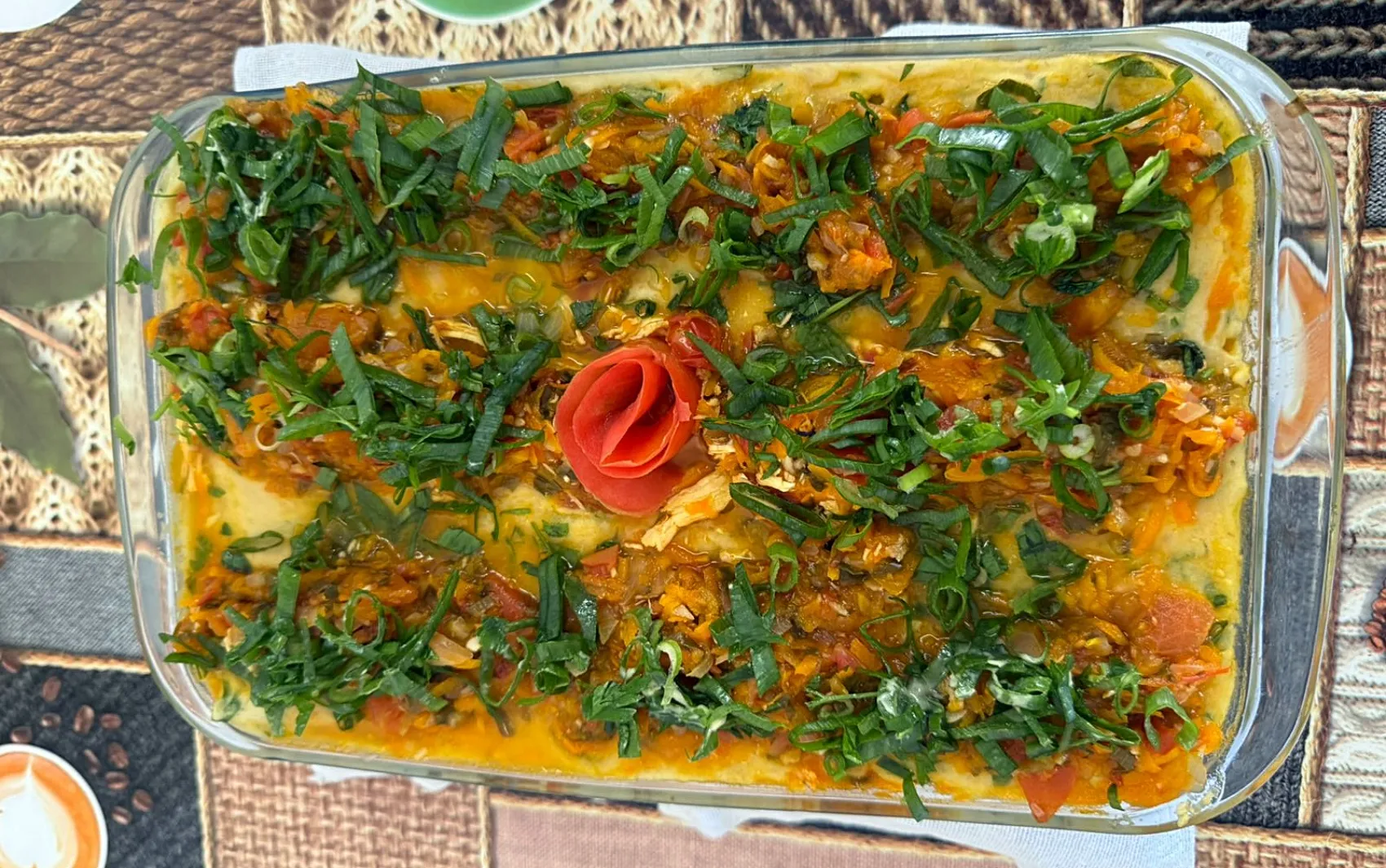 Nhoque de inhame saboroso de Poços de Caldas, receita premiada de merenda escolar.