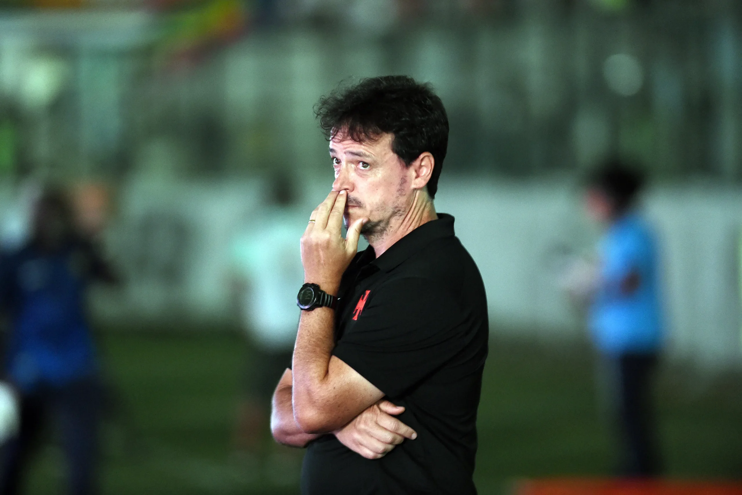 Time do Vasco comemora gol, Renato Gaúcho técnico