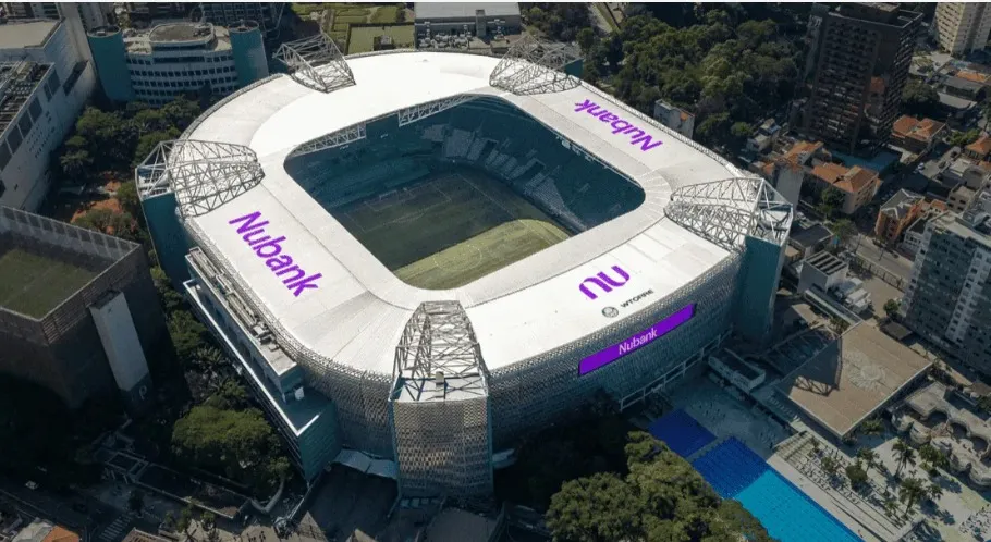 Arena do Palmeiras com nome Nubank, torcida votando novo nome
