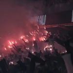 Torcida do Atlético-MG na Arena MRV durante jogo da Libertadores