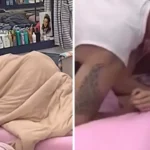 Segurança apartando briga em reality show sérvio