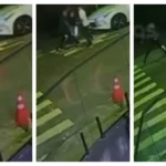 Cena de crime envolvendo motorista de aplicativo e passageiro em SP