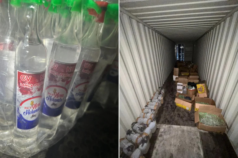 Lança-perfume apreendido pela PM em operação na Maré