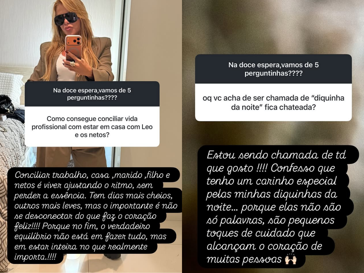 Poliana Rocha sorrindo e interagindo com fãs nas redes sociais