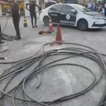 Operação policial com apreensão de cabos de cobre e prisões em Magé