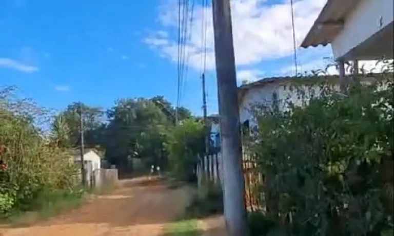 Smartphone com jogo Free Fire e insígnias policiais, simbolizando crimes online.