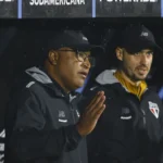 Torcida do São Paulo no Morumbis durante jogo da Copa Sul-Americana