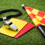 Árbitro Jonas Alves Henrique apitando jogo Porto Velho x Araguaína Série D