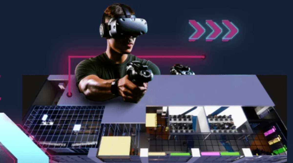 Pessoas trabalhando em desenvolvimento de games em computadores no Hub Sampa Games, São Paulo