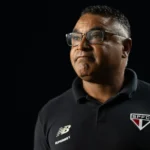 Roger Machado, técnico do São Paulo FC, em campo