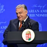 Retrato de Viktor Orbán, líder político da Hungria, em período eleitoral desafiador.