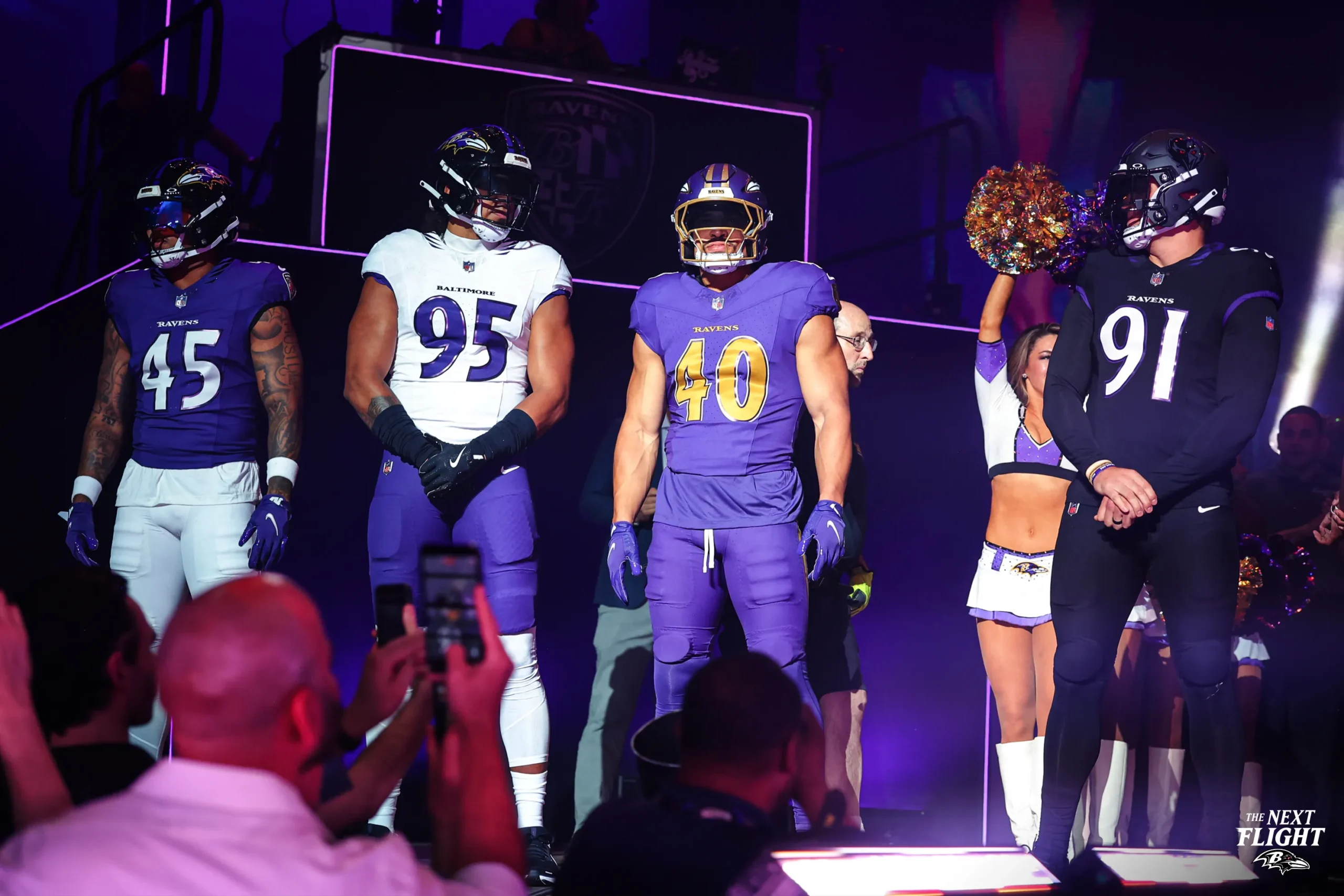Novos uniformes da NFL 2026/27 de Baltimore Ravens, Los Angeles Rams e Washington Commanders