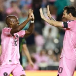Fafà Picault, atacante haitiano, jogando futebol