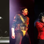 Rodrigo Teaser performando tributo a Michael Jackson no palco