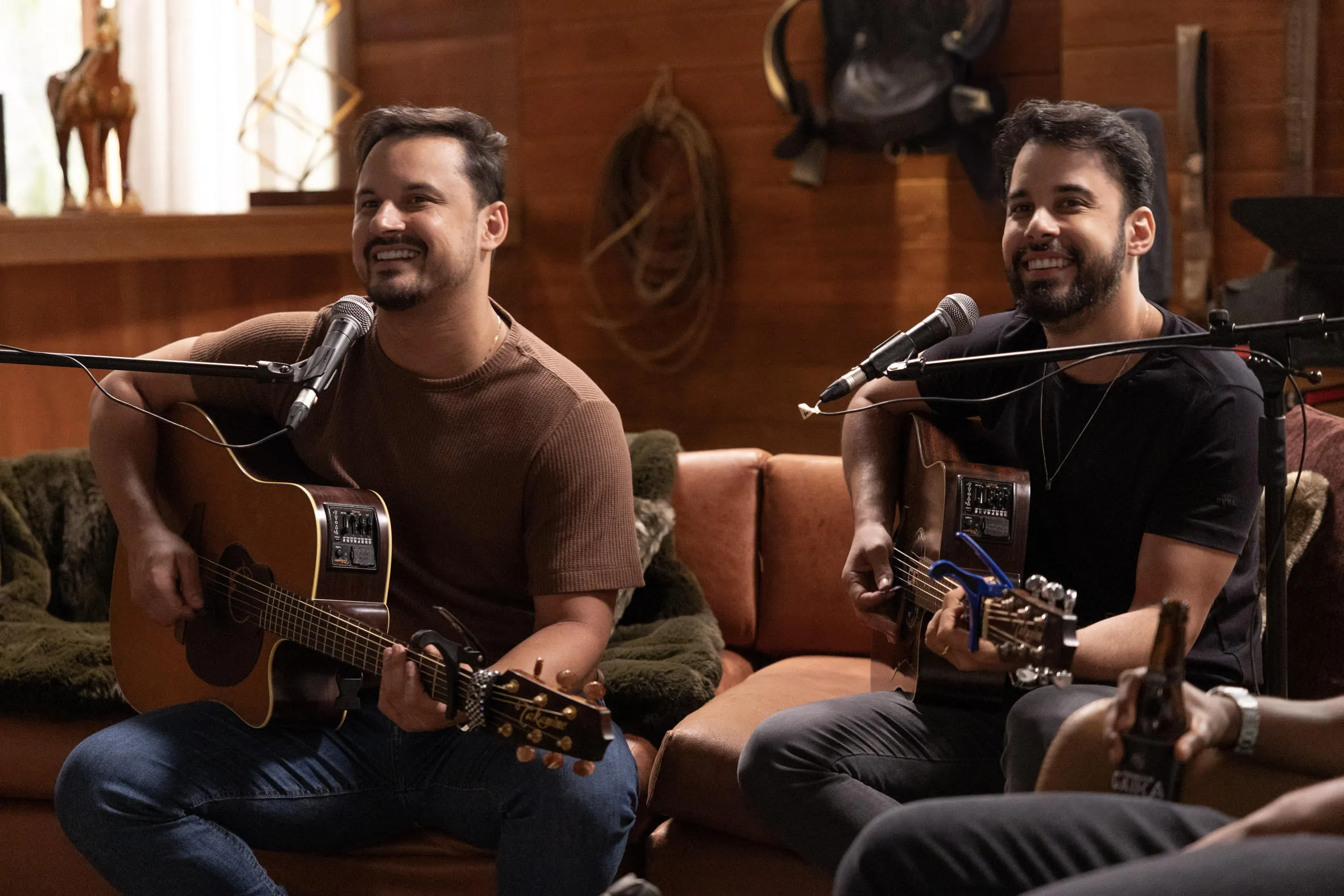 Clayton e Romário pensando em parceria com trap