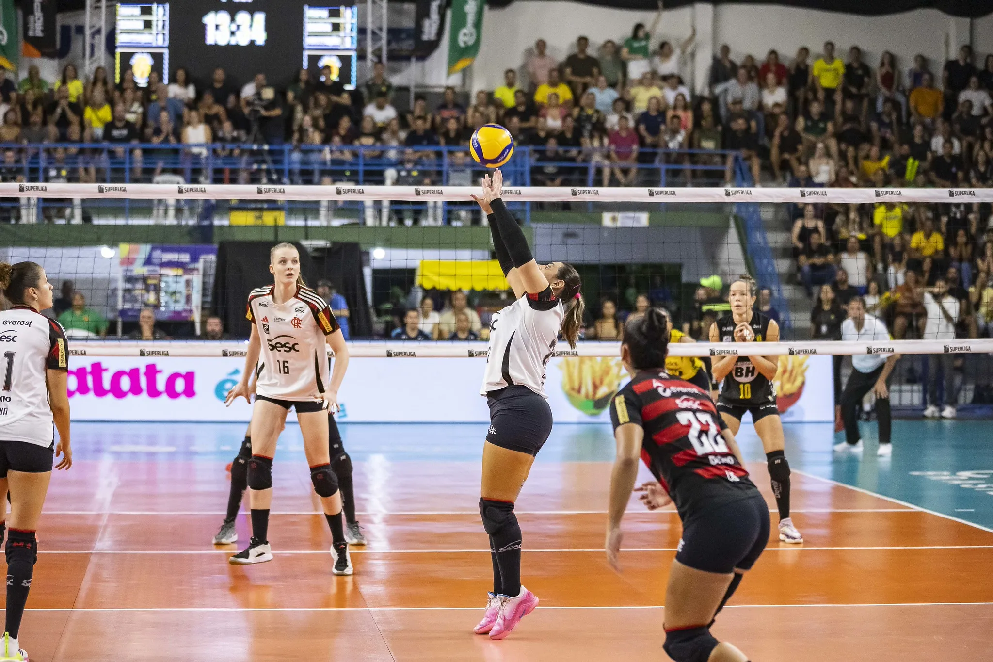Sesc-Flamengo vs Praia Clube, Superliga Feminina, Vôlei Semifinal, Jogo Decisivo