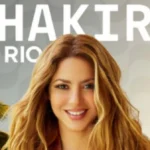 Shakira no Rio, show em Copacabana, cantora no palco