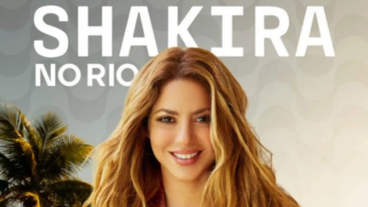 Shakira no Rio, show em Copacabana, cantora no palco