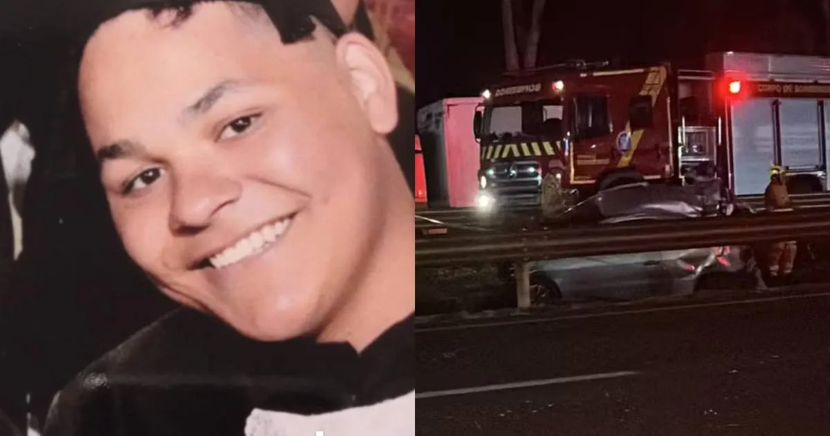 Socorrista vê filho morrer acidente BR-376 Paraná