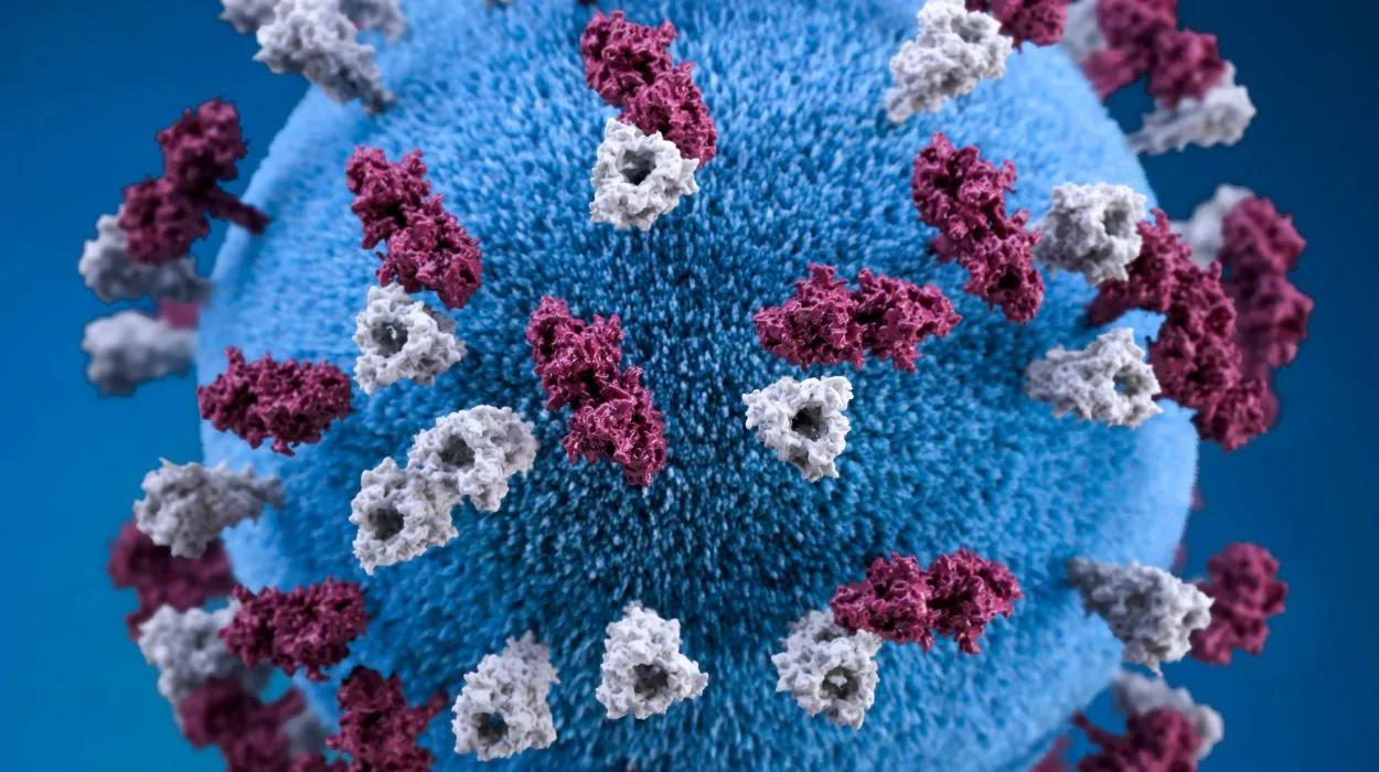 Vista aérea do desmatamento na Amazônia, mostrando o impacto humano na floresta e o risco de Spillover de vírus.