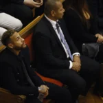Neymar em tribunal após absolvição na Espanha