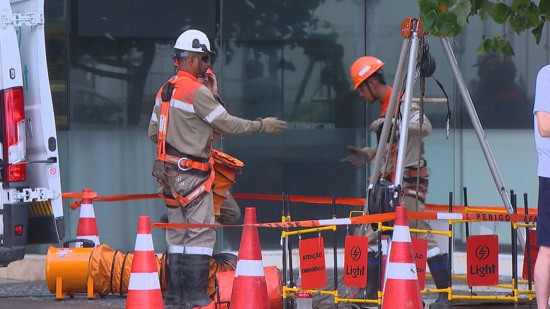 Torre de energia elétrica da Light no Rio de Janeiro