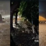 Alagamento em Birigui, Araçatuba após chuva forte