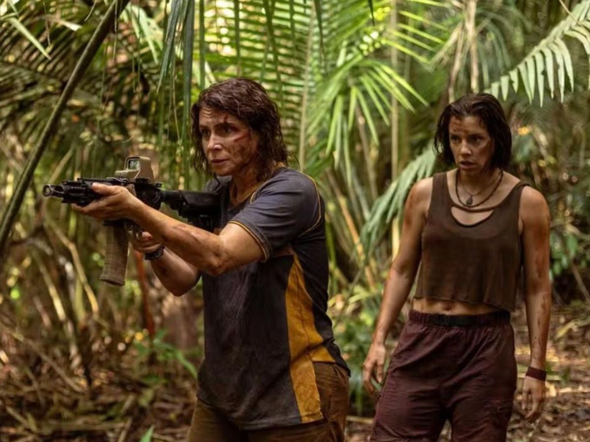 Alice Wegmann e Giovanna Antonelli riem juntas em set de Rio de Sangue