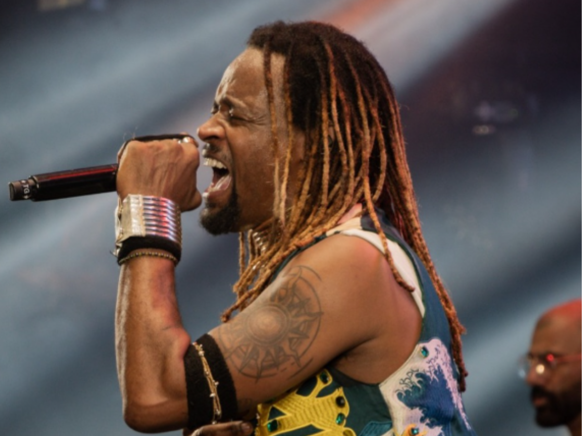 Toni Garrido na Lapa, após incidente com policial