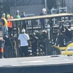 Palco de show em Copacabana, acidente na montagem, estrutura de evento, segurança do trabalho
