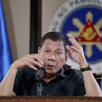 Ex-presidente Rodrigo Duterte no TPI em Haia