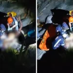 Equipe de resgate em ação em Ilhabela, turista ferida em costeira na Praia do Curral.