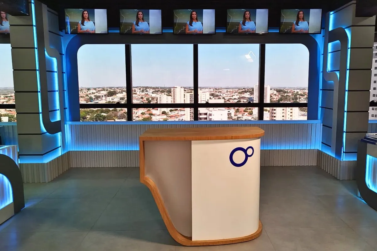 Antena da TV TEM Presidente Prudente retransmitindo sinal digital para a região