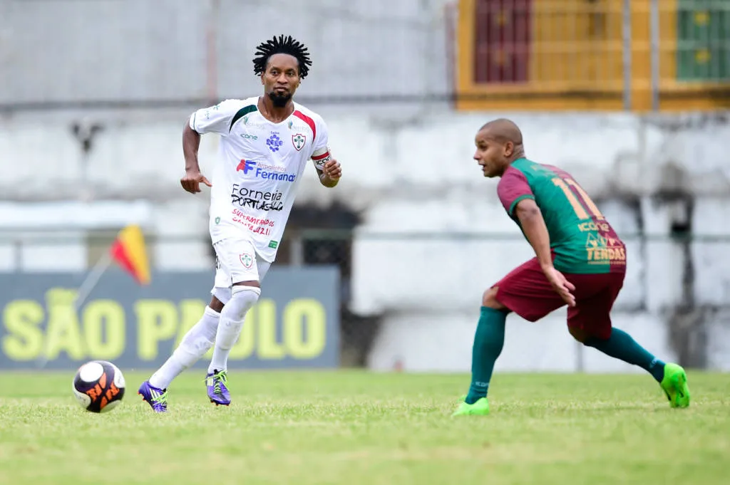 Portuguesa-SP e Portuguesa-RJ em campo no Canindé no duelo de 2018