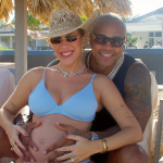 Léo Santana, Lore Improta e Liz, a família aguardando o bebê Levi