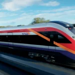 Trem intercidades, São José dos Campos, São Paulo, transporte ferroviário, trem rápido, infraestrutura