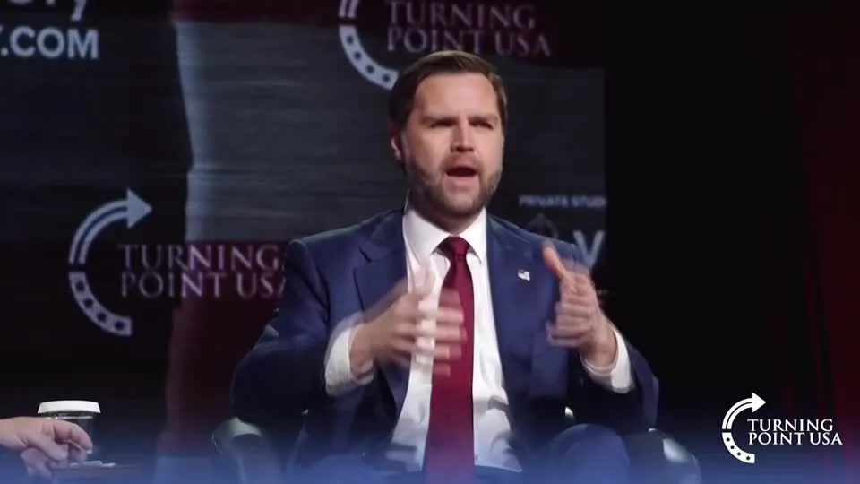 J.D. Vance criticando o Papa sobre teologia em evento político