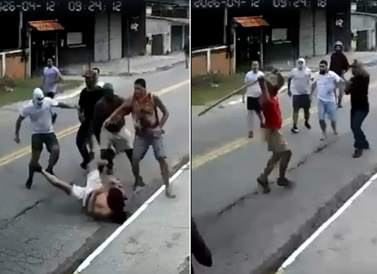 Briga entre torcidas organizadas de Flamengo e Fluminense em Maricá