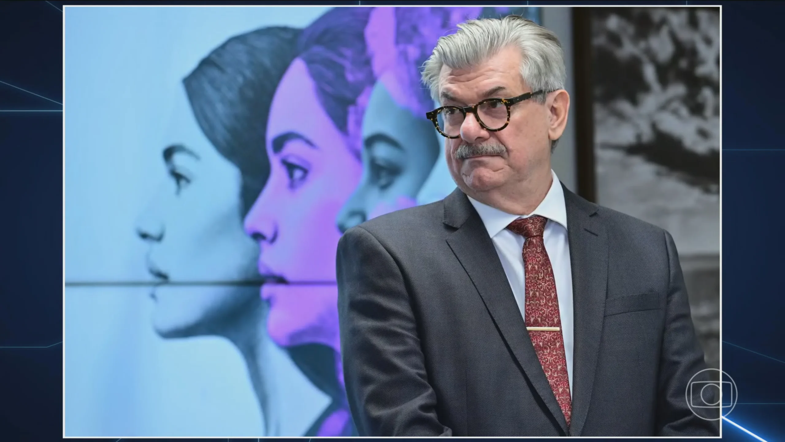 Corredor de tribunal com figura borrada, simbolizando investigação de assédio no STJ