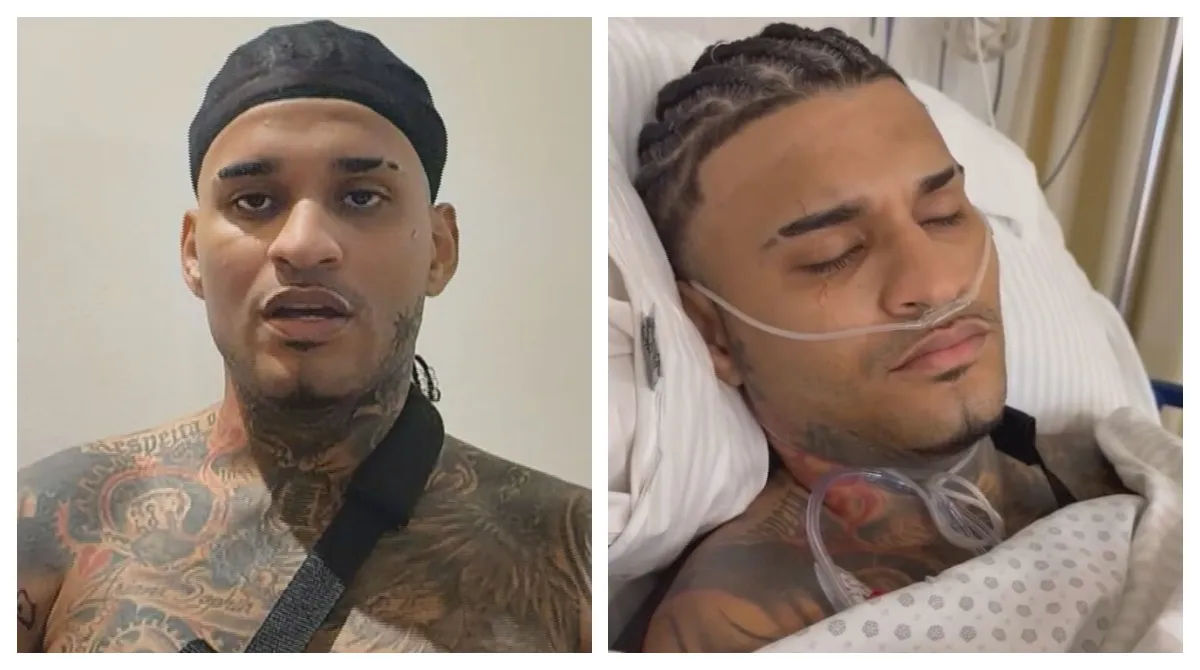 Anderson Neiff baleado, cantor de brega funk atacado em SP, Neiff pós-cirurgia