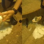 Ampolas de anabolizantes e remédios ilegais escondidas em frascos de shampoo e outros produtos de higiene apreendidos pela polícia.