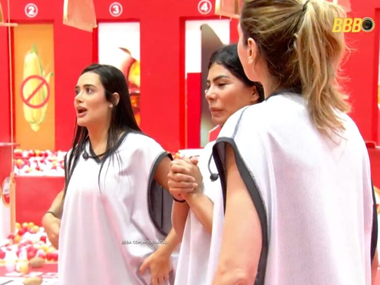 Jordana comemora a vitória na Prova do Anjo do Big Brother Brasil 26