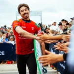 Surfista brasileiro em ação no WSL Margaret River 2026